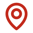 Icône de localisation symbolisant le ciblage géographique Myseety