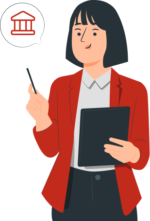 Illustration d'une femme représentant les directeurs