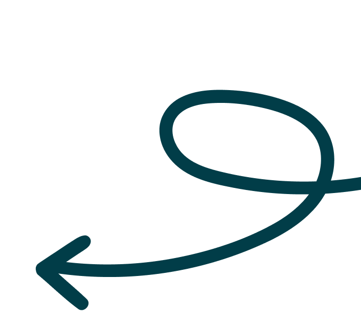 Icône de flèche bleu issu de la charte graphique de Myseety