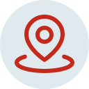 Icône de localisation symbolisant le ciblage géographique Myseety