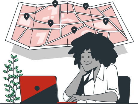 Illustration de la gestion des emplacements d’affichage urbain Myseety